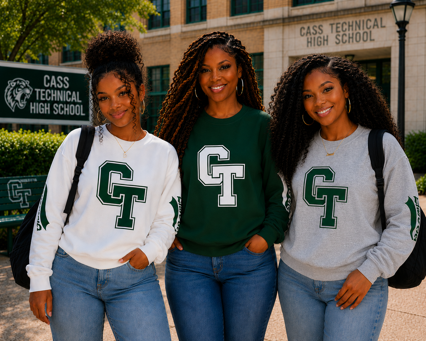 CT Varsity Crewneck Sweatshirt- Unisex