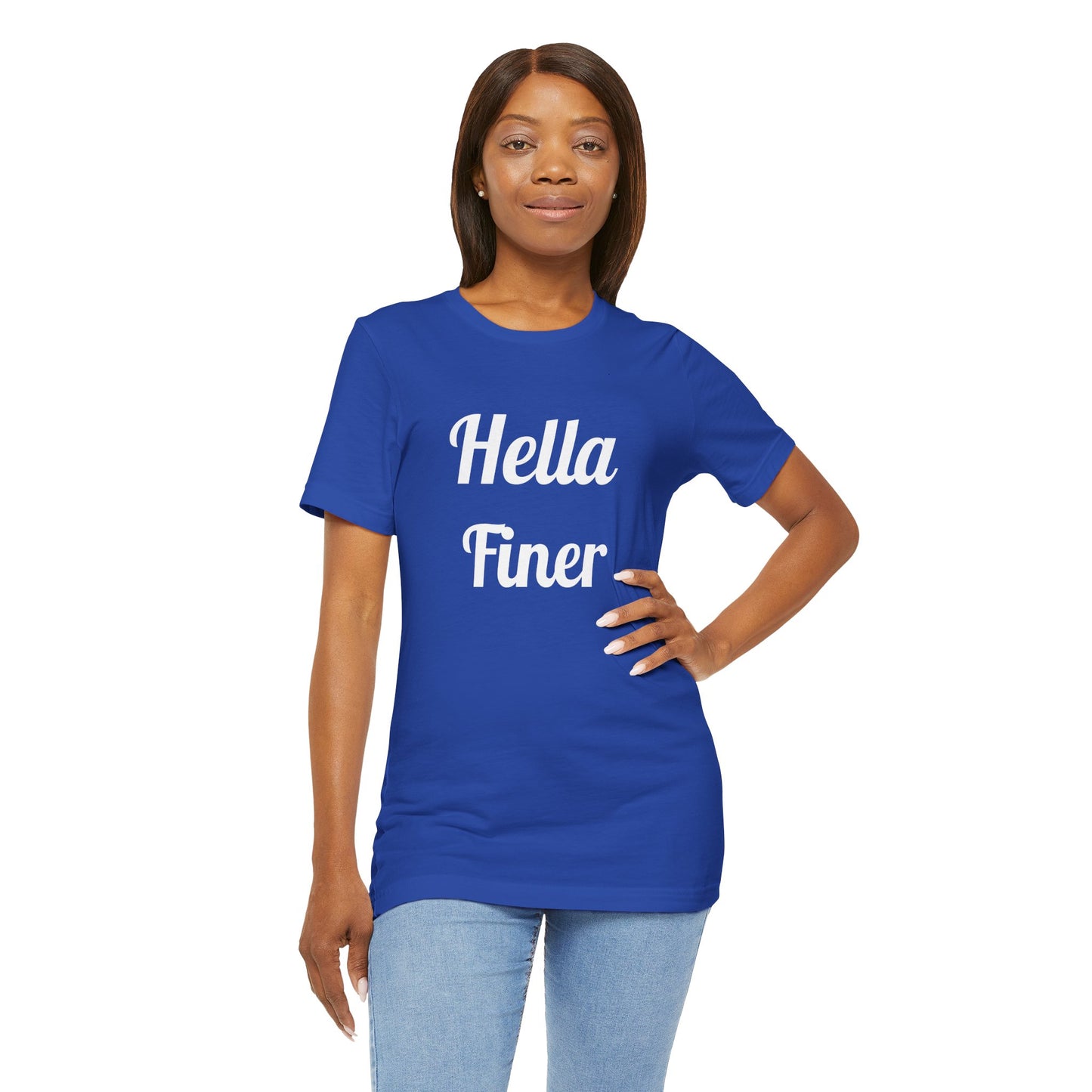 Hella Black Tee Series- Unisex Jersey Short Sleeve T-Shirt