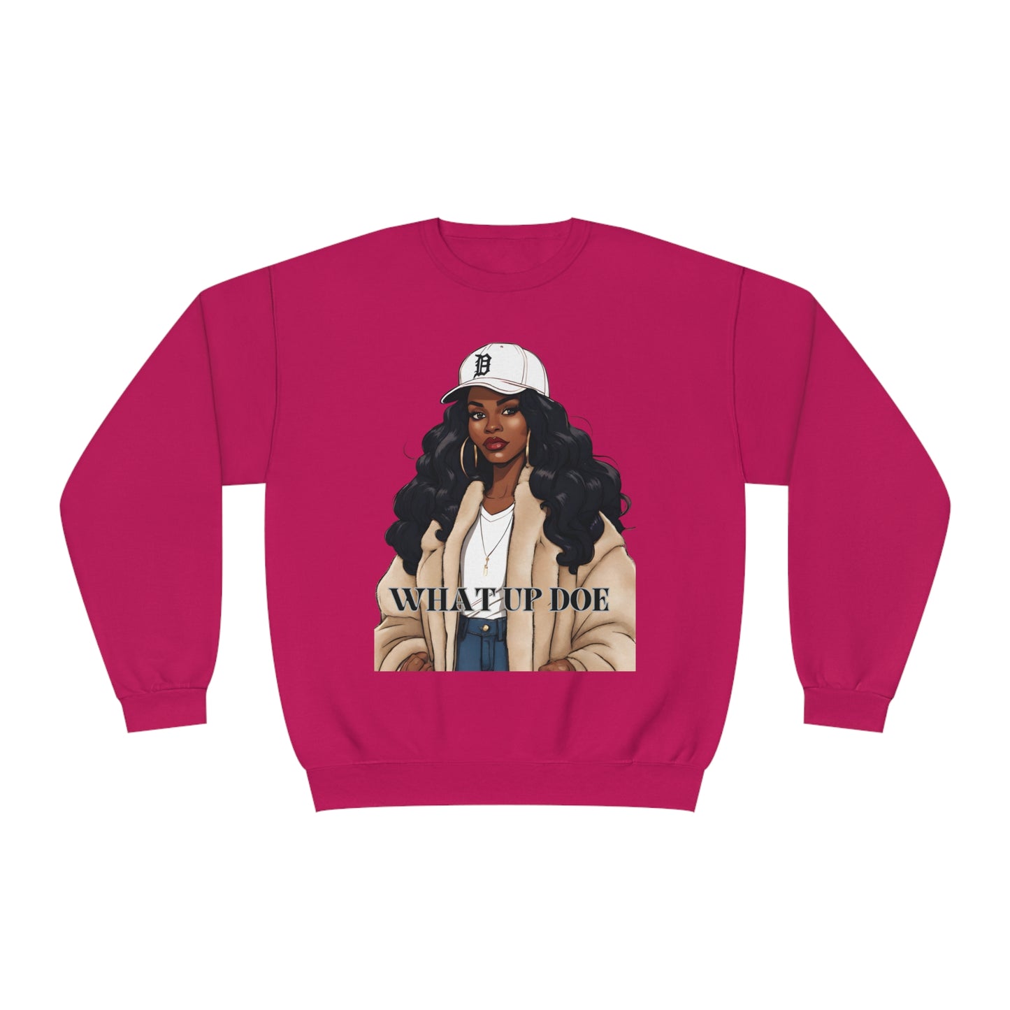 What Up Doe Unisex NuBlend® Crewneck Sweatshirt