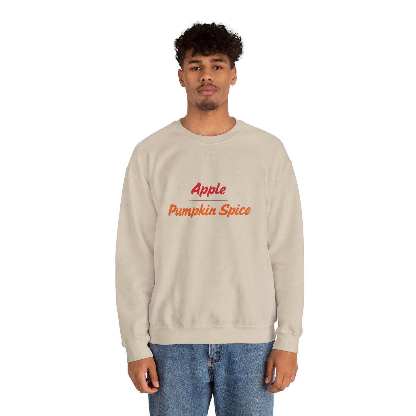 Apple over Pumpkin Spice Unisex Heavy Blend™ Crewneck Sweatshirt