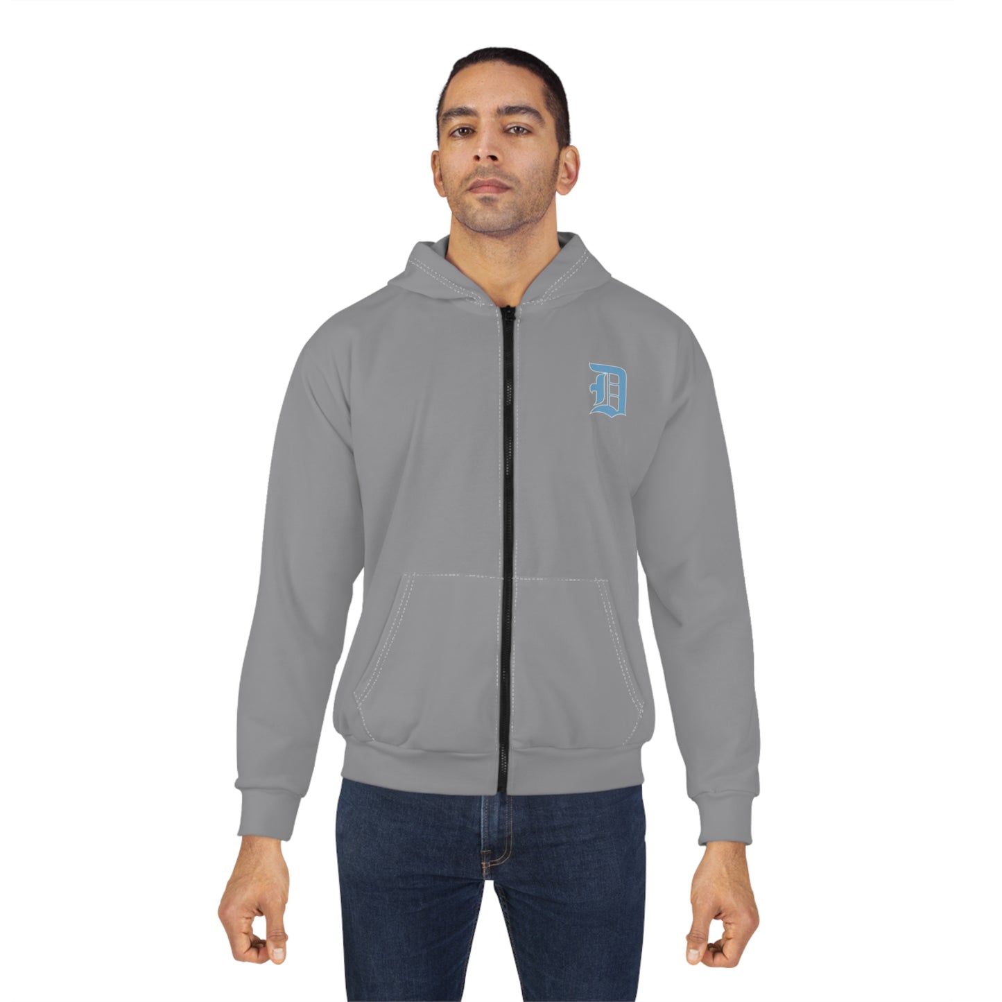 Boss Up Lions Unisex Zip Hoodie (AOP)