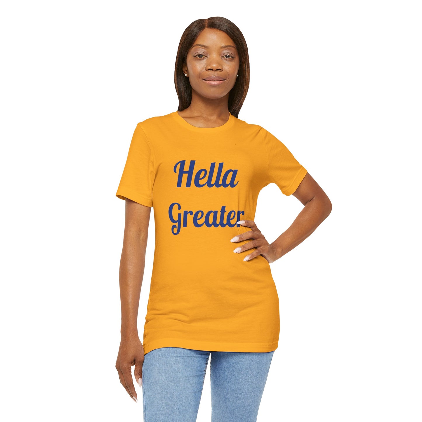 Hella Black Tee Series- Unisex Jersey Short Sleeve T-Shirt
