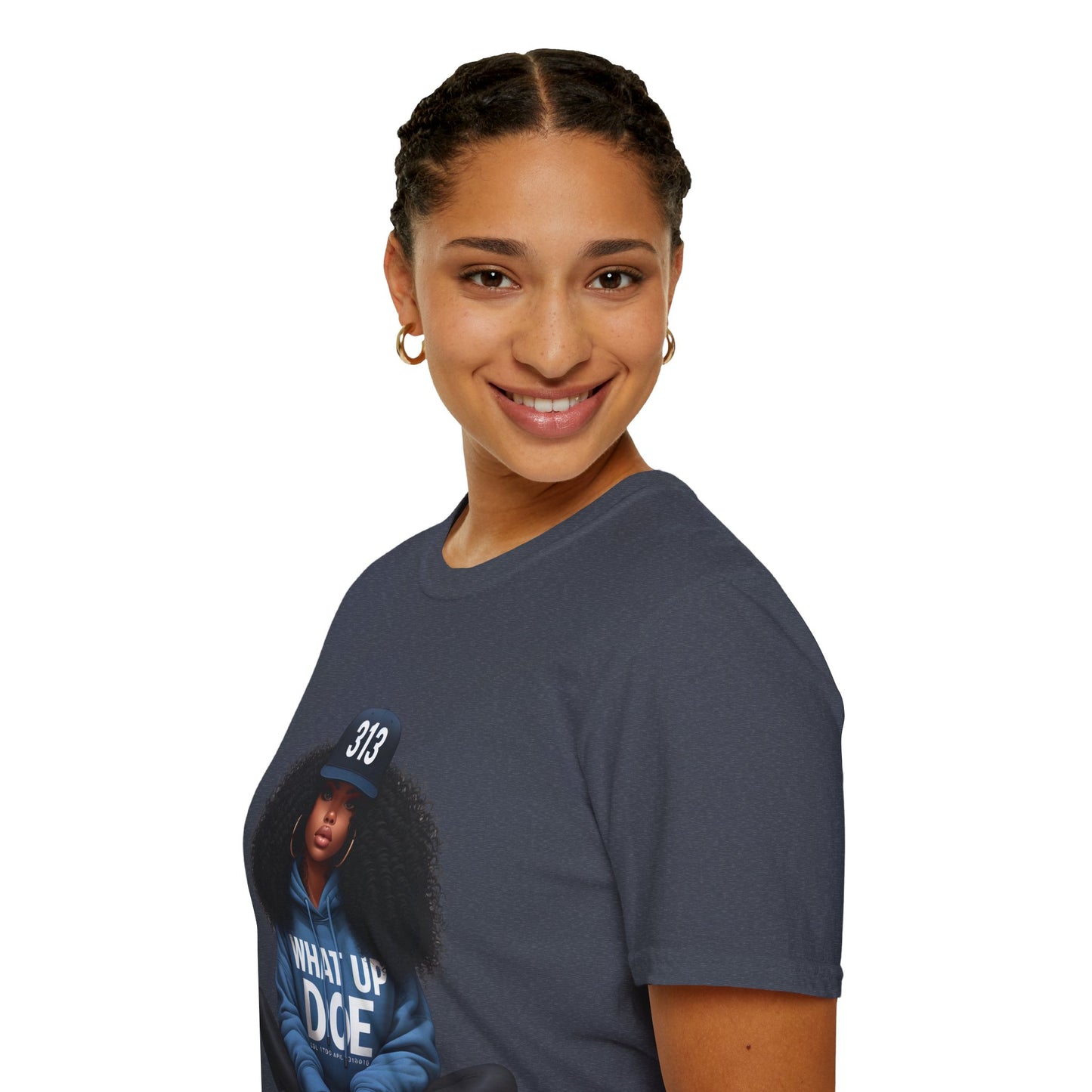 313 Detroit Girl Unisex Softstyle T-Shirt