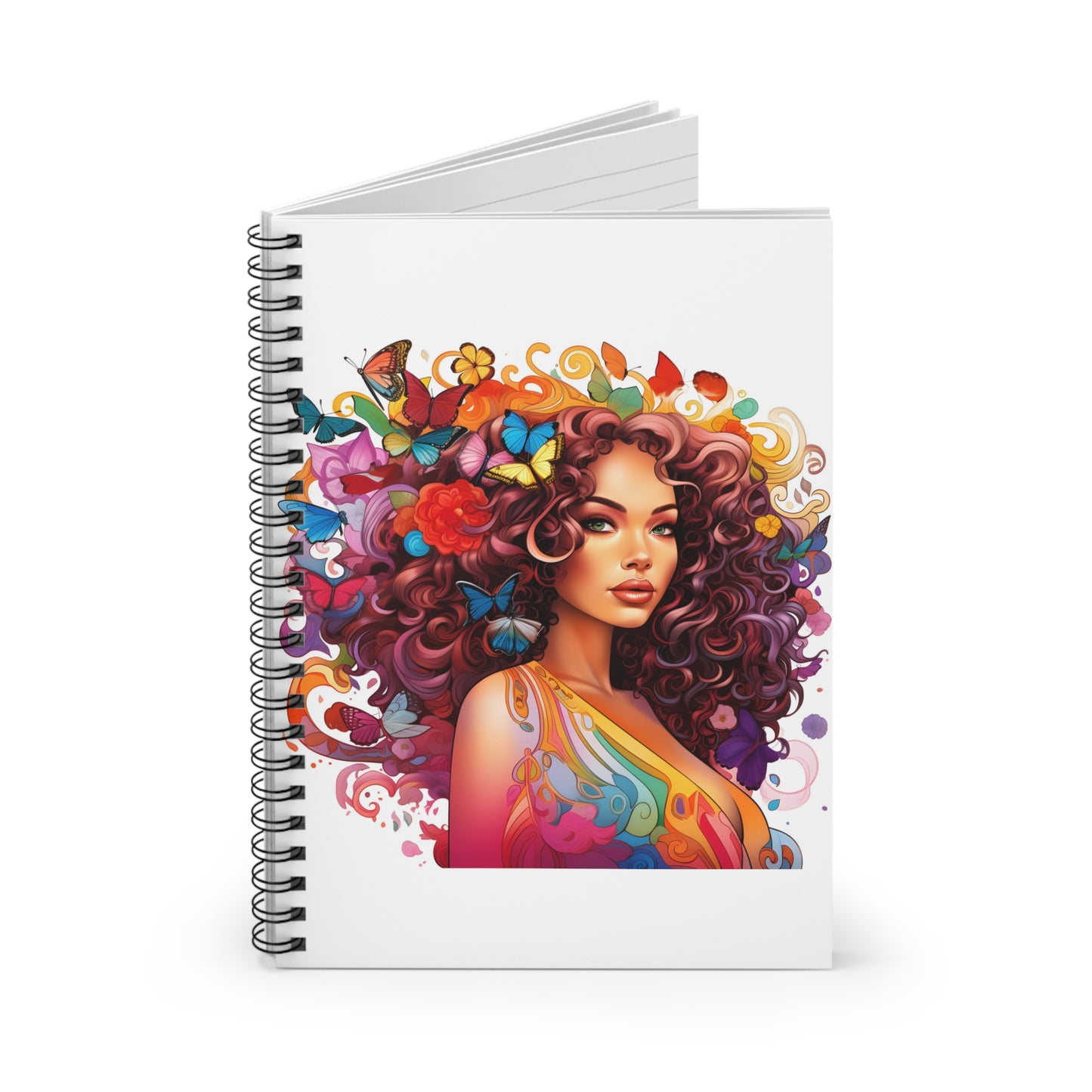 BGM Colorful Spiral Notebook - Ruled Line