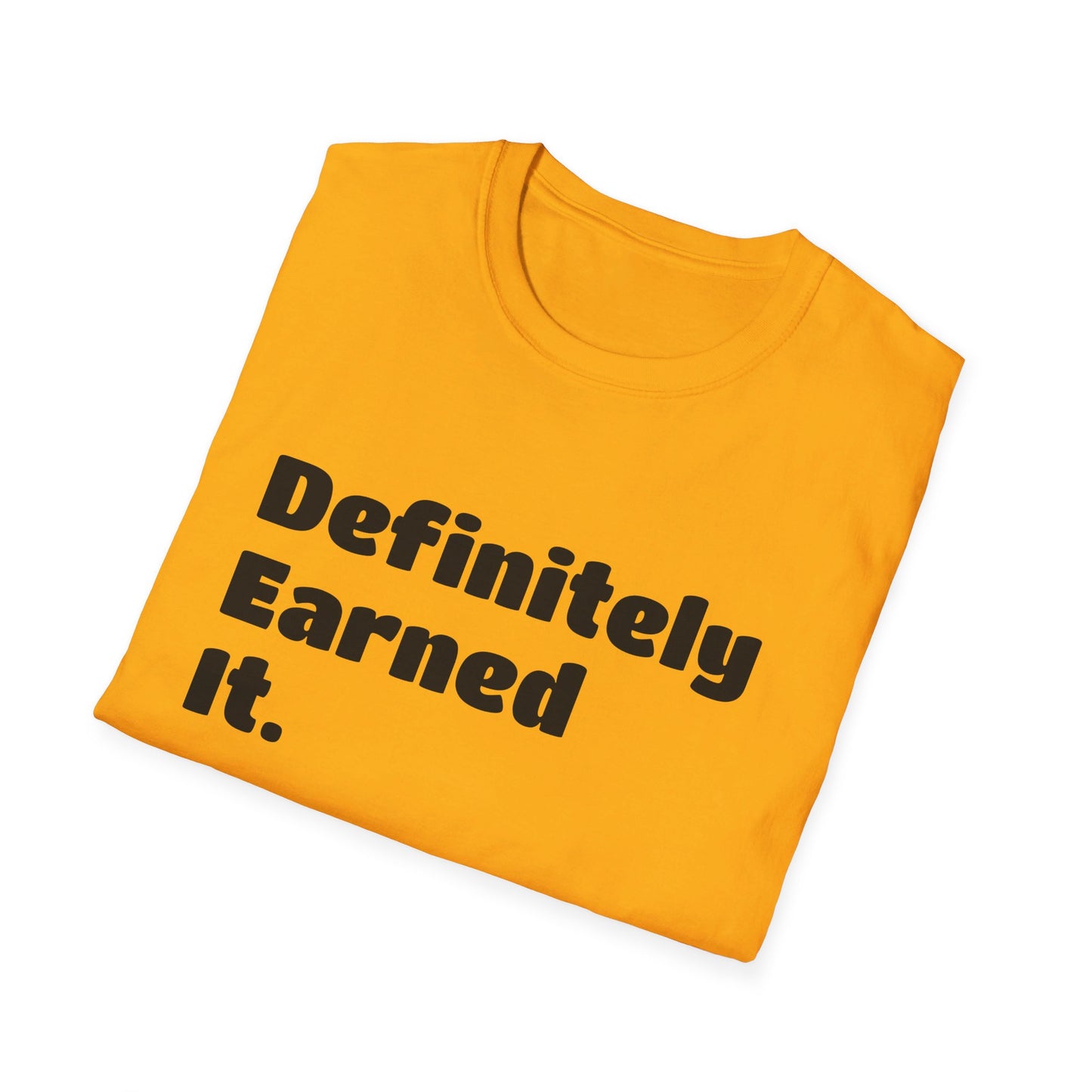 D.E.I Unisex Softstyle T-Shirt with Black Text