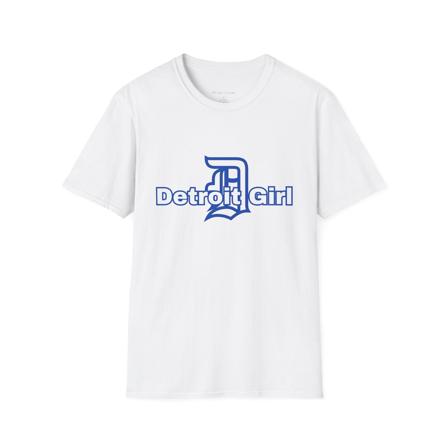 Detroit Girl Unisex Softstyle T-Shirt | Casual Fashion for Detroit Lovers, Gift for Birthdays, Holidays, and Celebrations