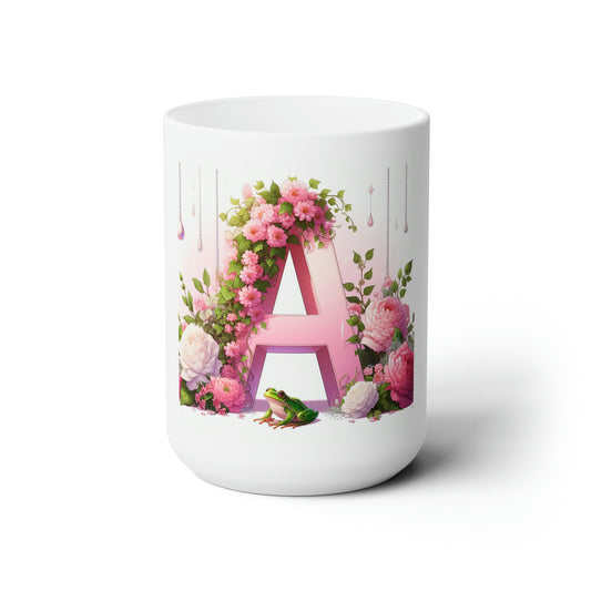 Pink Cartoon A Ceramic Mug 15oz