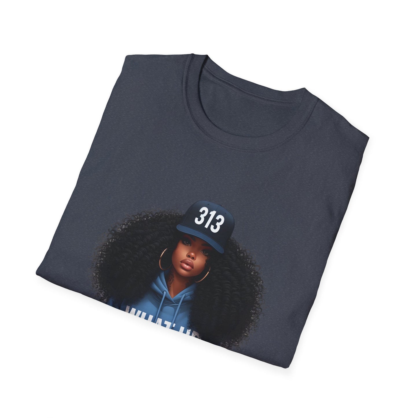 313 Detroit Girl Unisex Softstyle T-Shirt
