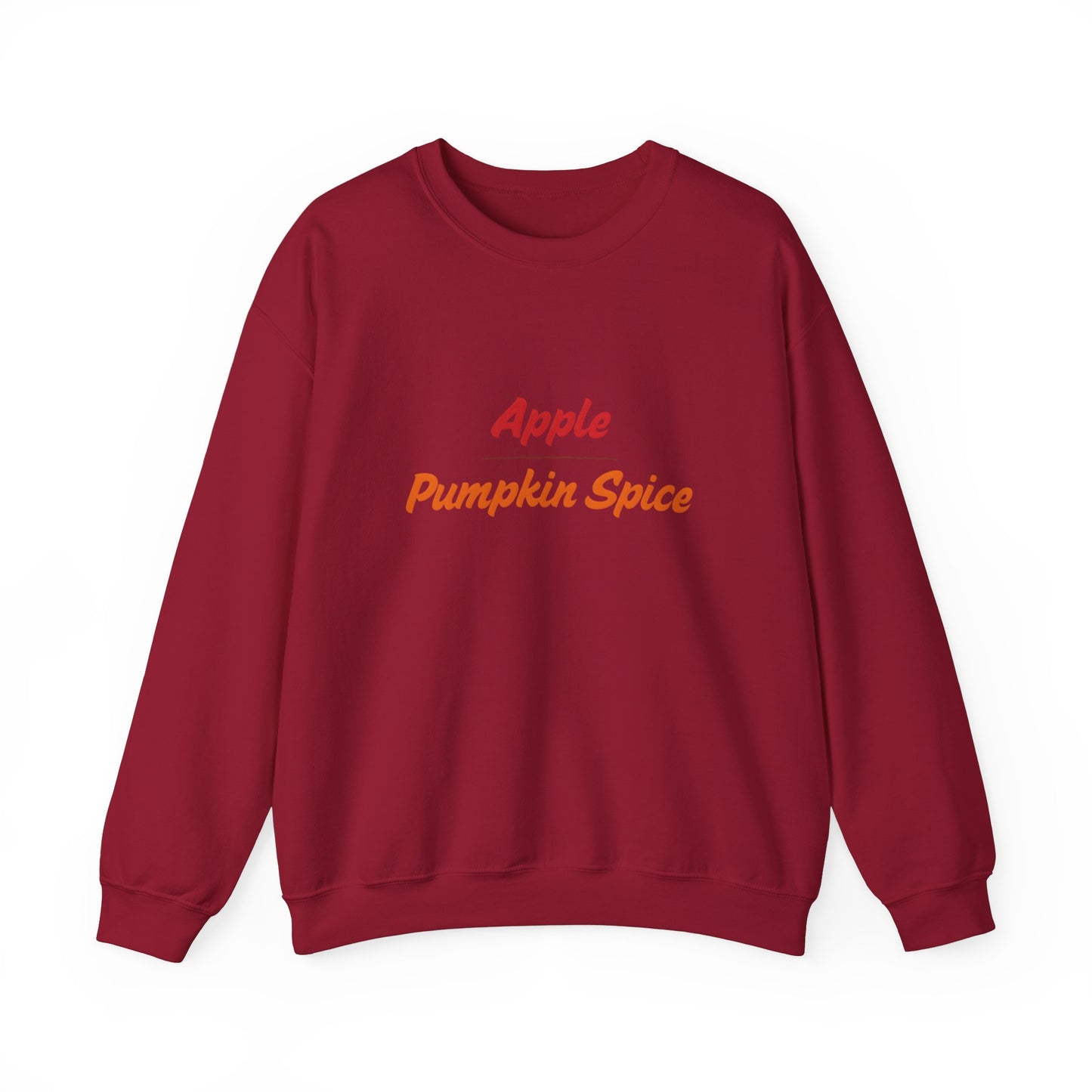 Apple over Pumpkin Spice Unisex Heavy Blend™ Crewneck Sweatshirt
