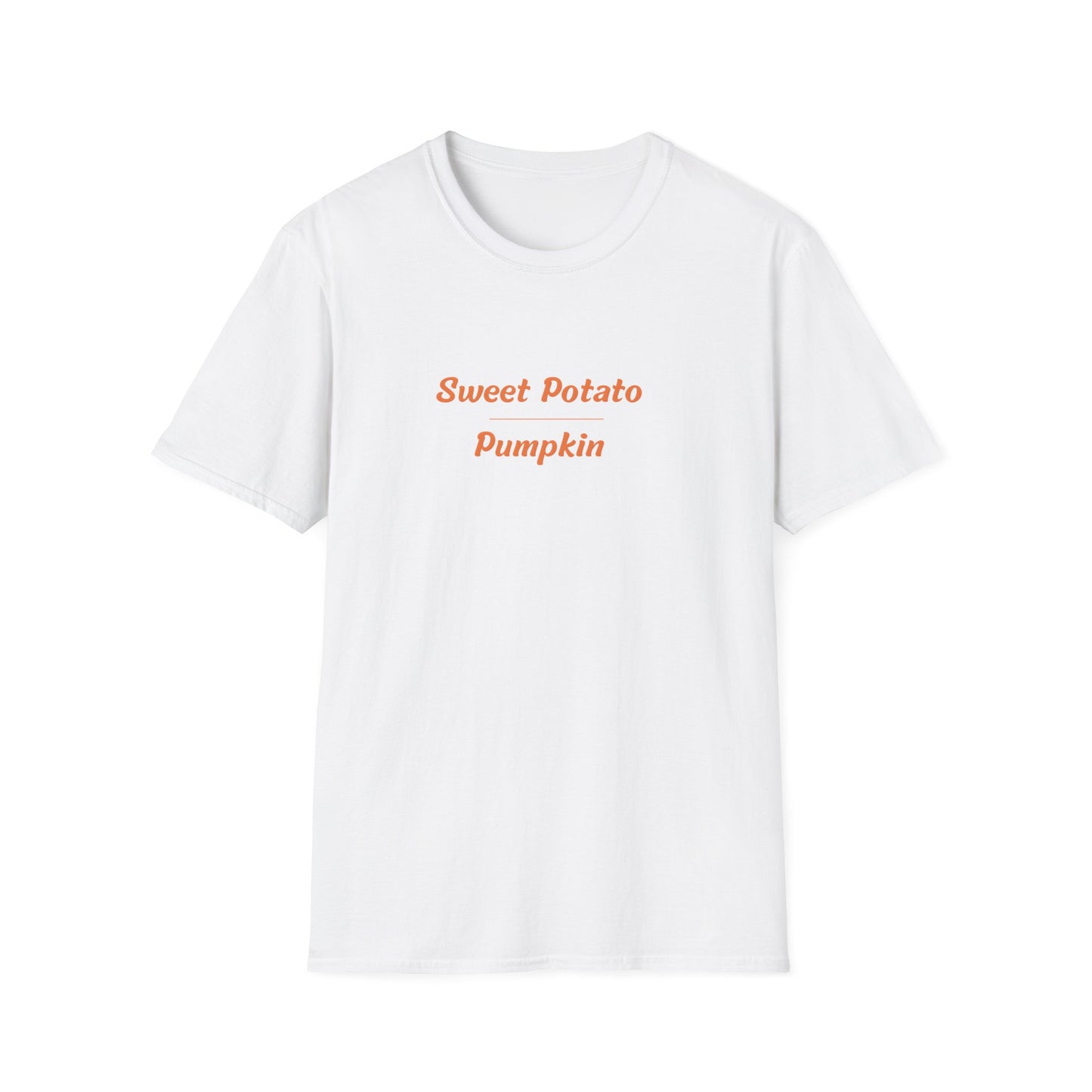 Sweet Potato over Pumpkin Unisex Softstyle T-Shirt