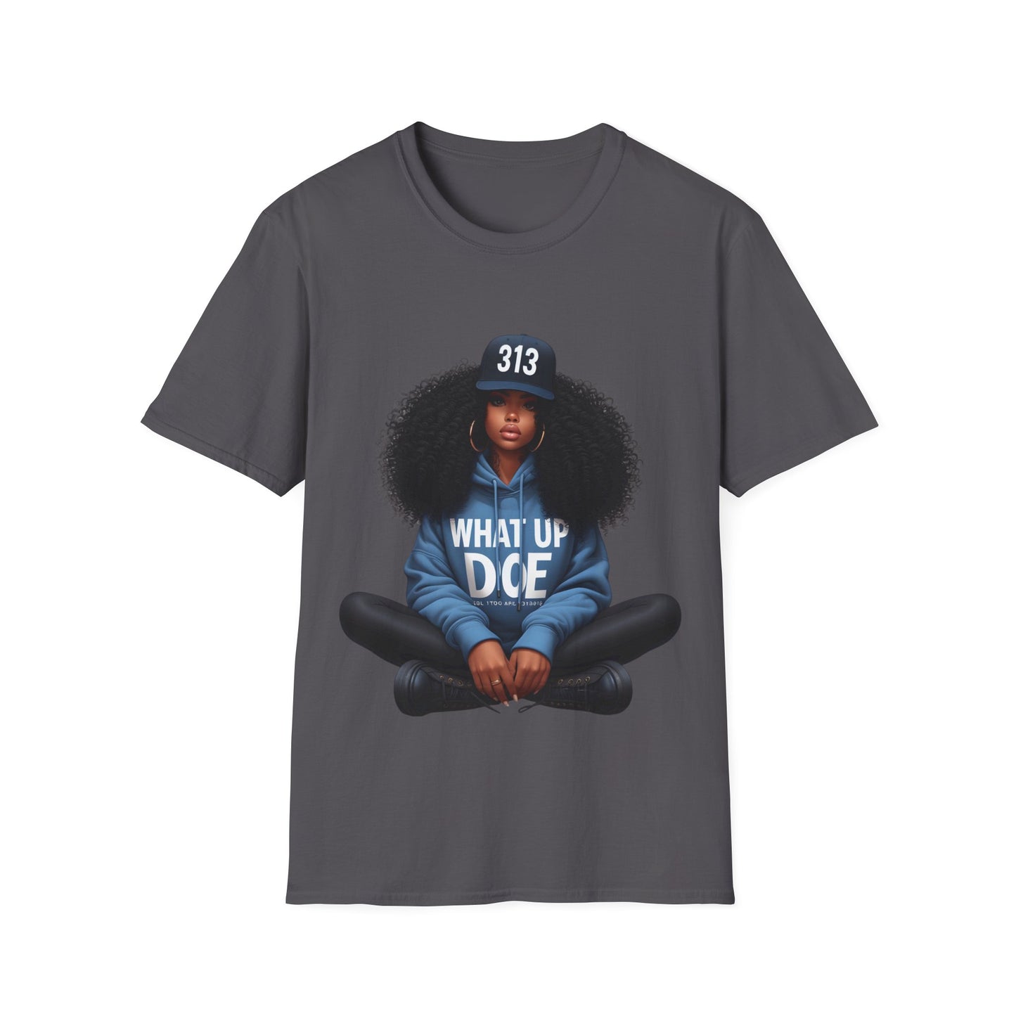 313 Detroit Girl Unisex Softstyle T-Shirt