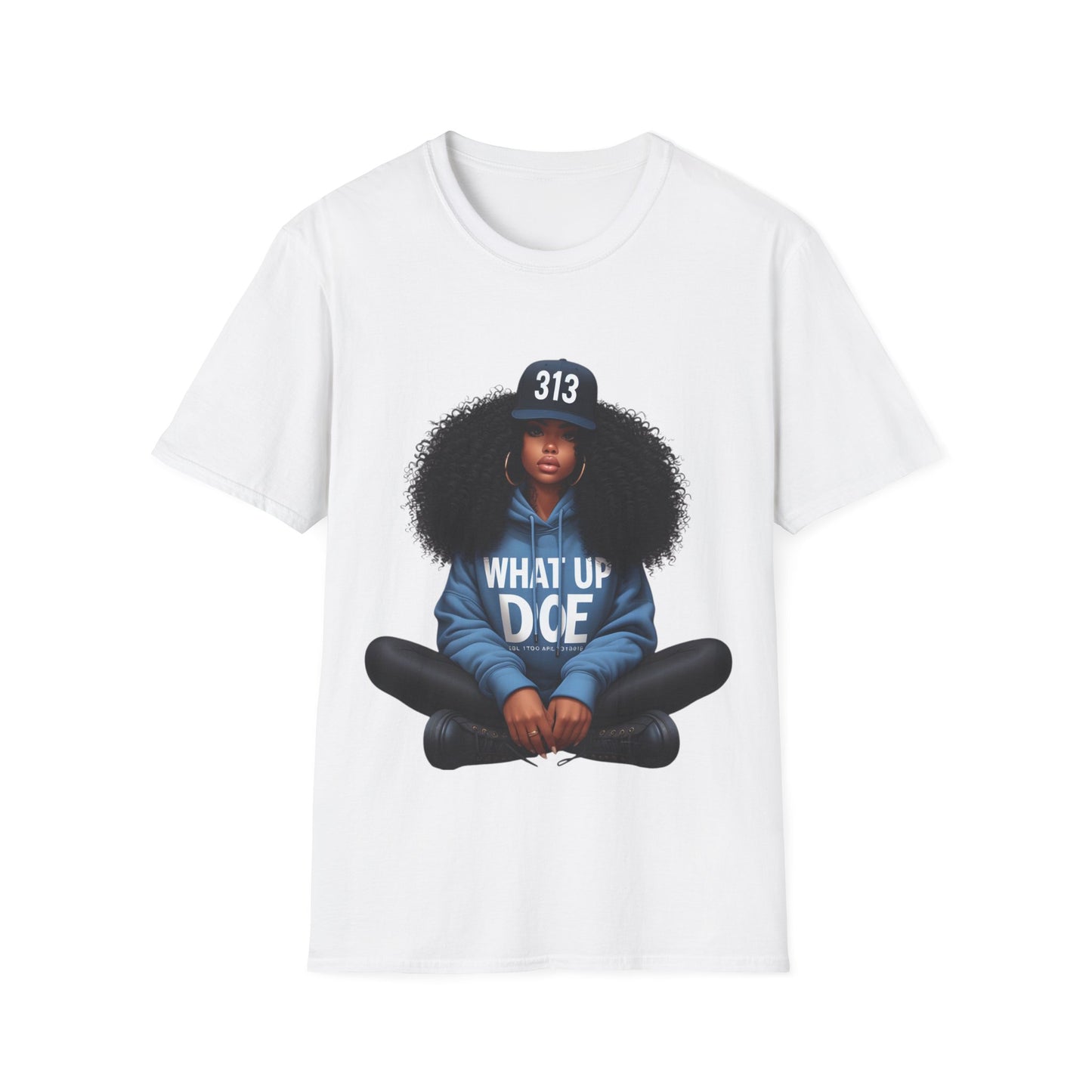 313 Detroit Girl Unisex Softstyle T-Shirt