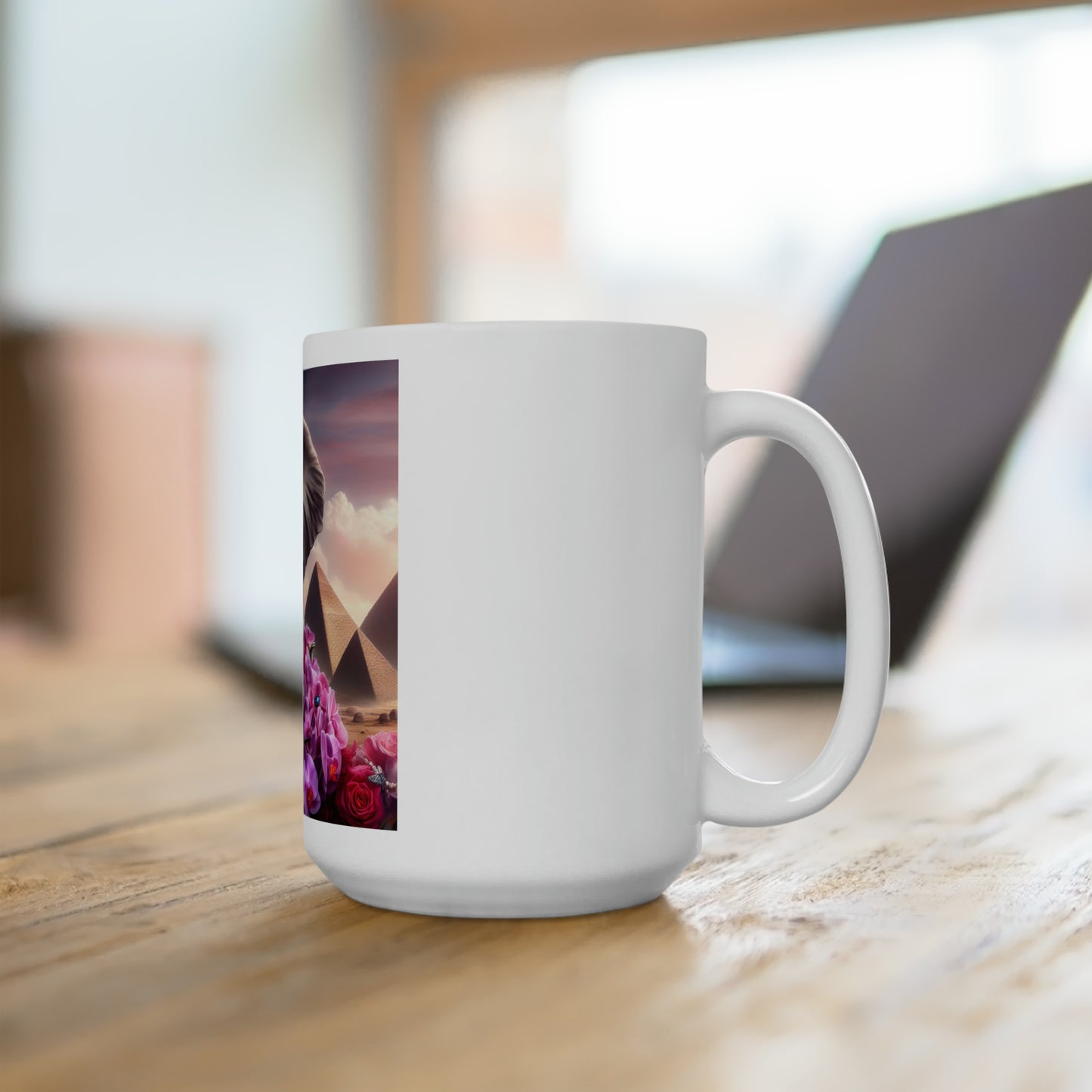 Large Elephant Ceramic Mug 15oz