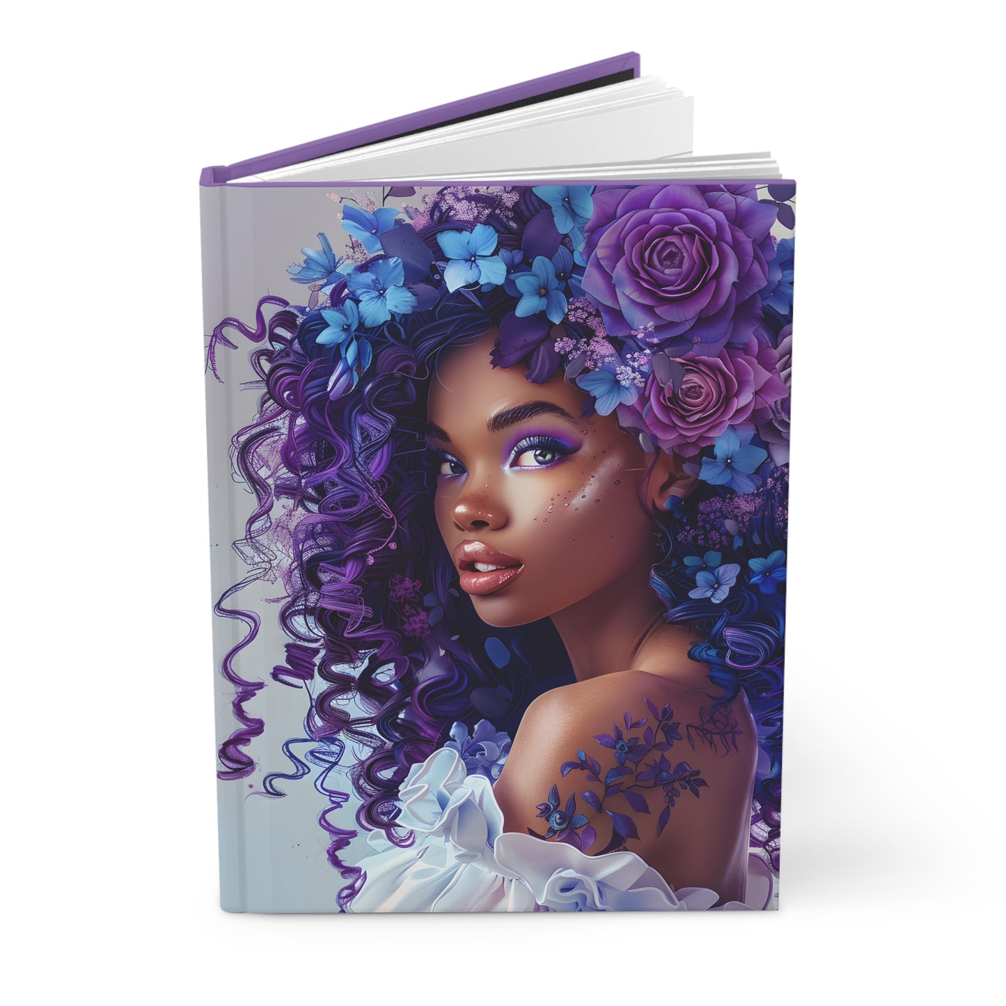 Purple Beauty Hardcover Journal Matte
