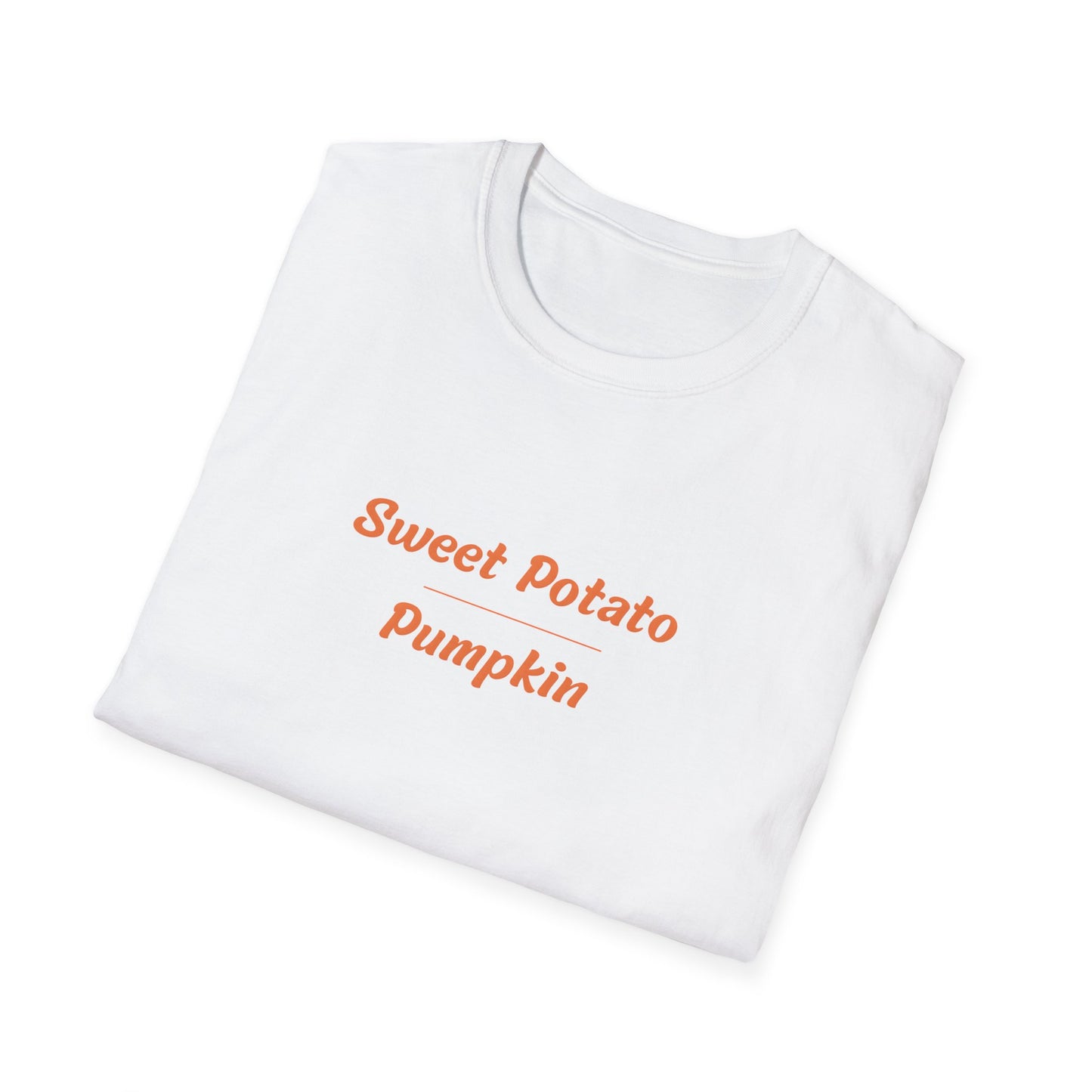 Sweet Potato over Pumpkin Unisex Softstyle T-Shirt