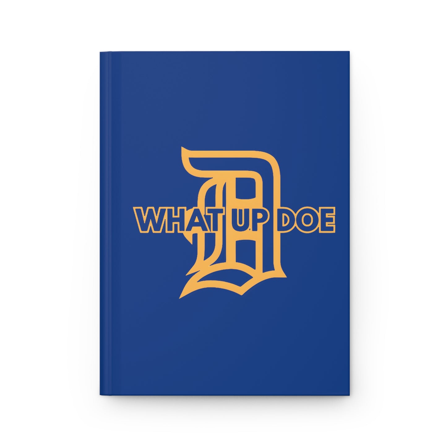 Gold and Royal Blue Hardcover Journal Matte
