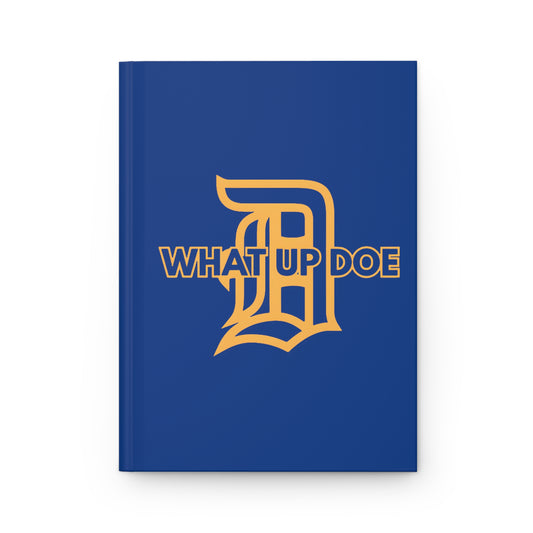 Gold and Royal Blue Hardcover Journal Matte