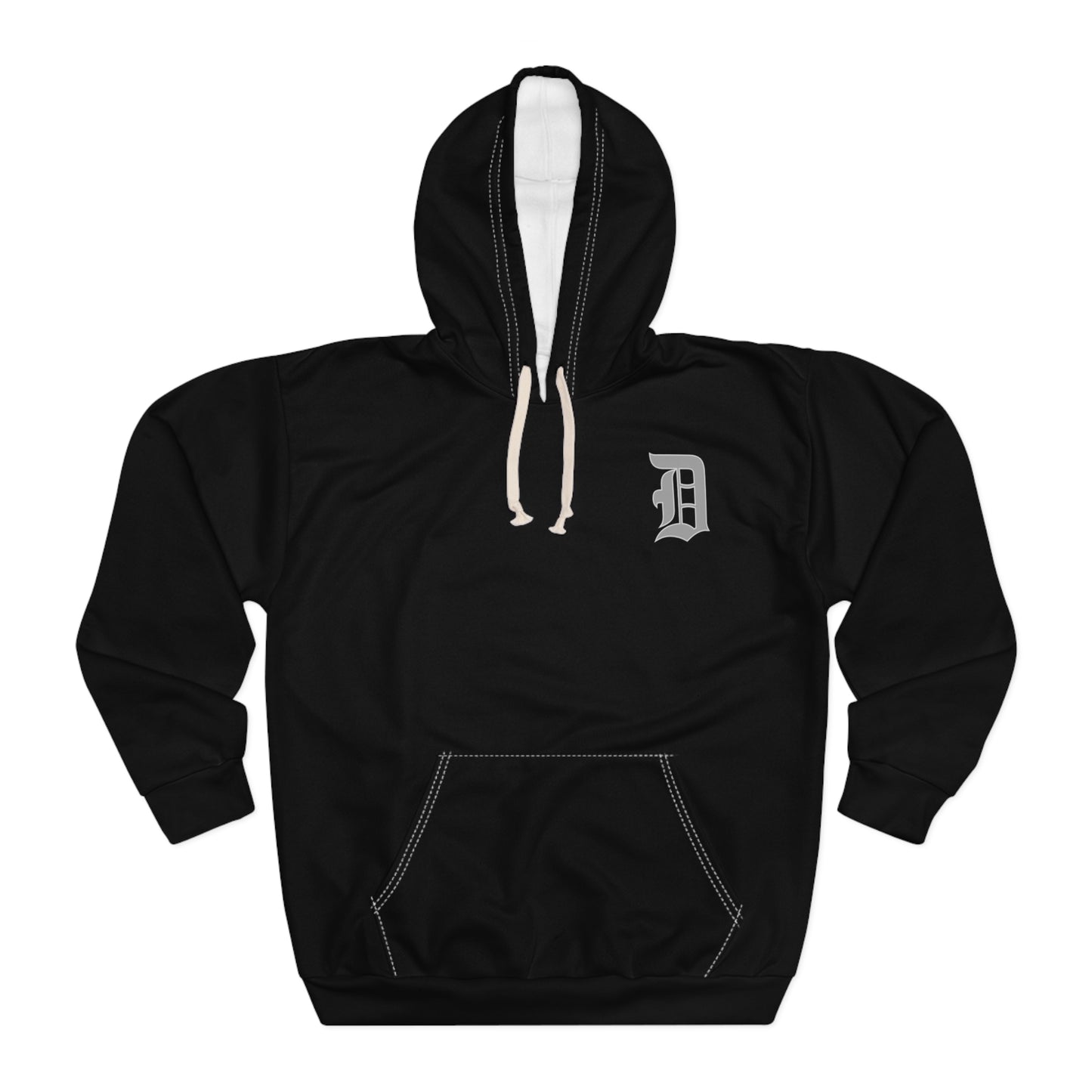 Black Boss Up Lions Unisex Pullover Hoodie (AOP)