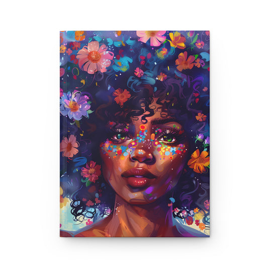 Pink Flower BGM Hardcover Journal Matte
