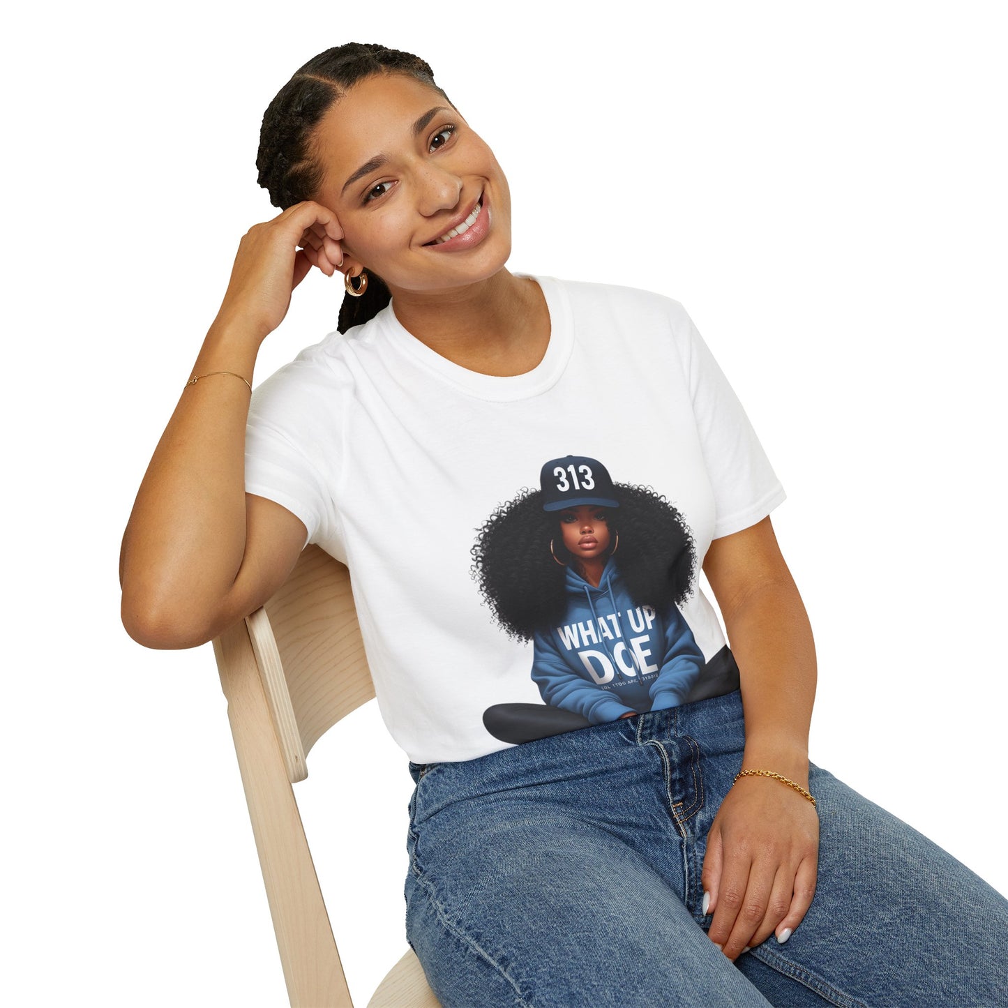 313 Detroit Girl Unisex Softstyle T-Shirt