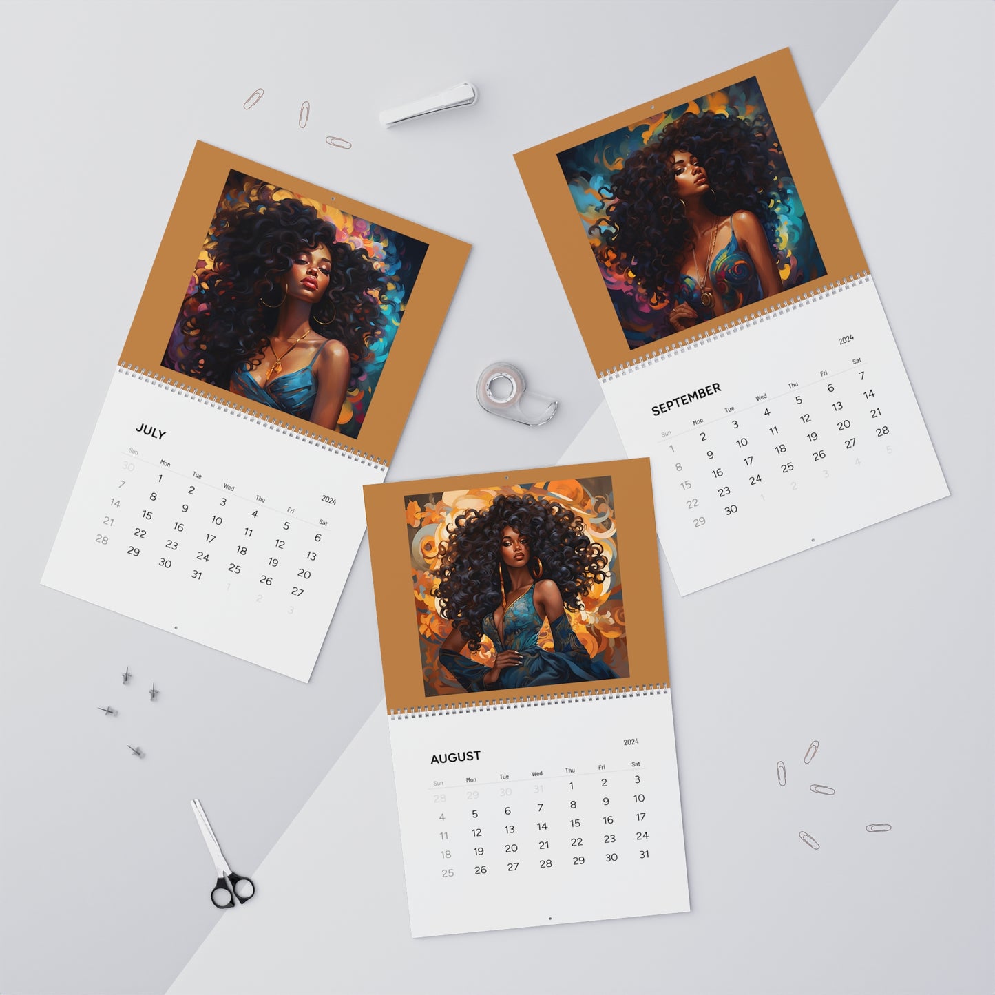 Black is Beautiful Wall Calendars (2024)