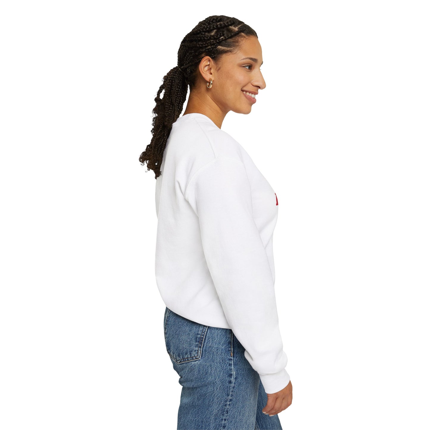 Diva & Fortitude Red Unisex Heavy Blend™ Crewneck Sweatshirt