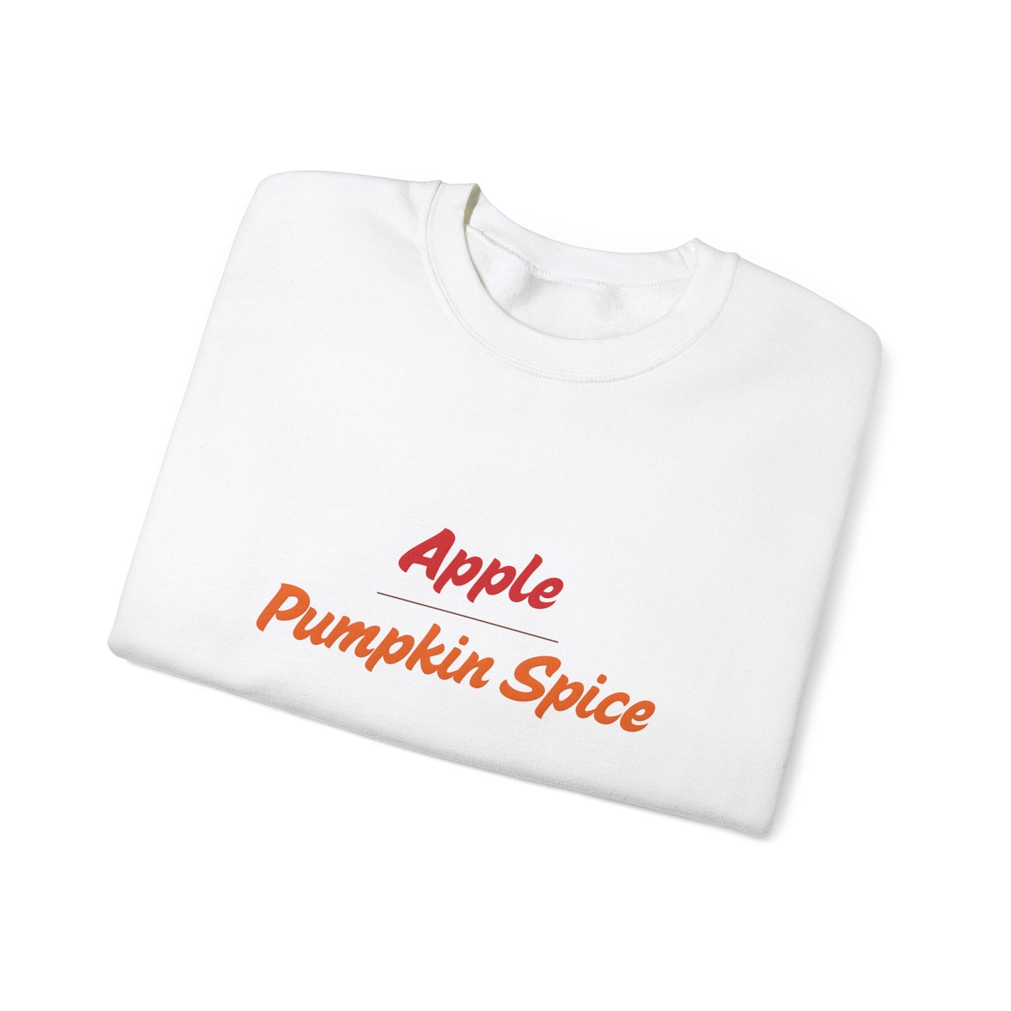 Apple over Pumpkin Spice Unisex Heavy Blend™ Crewneck Sweatshirt