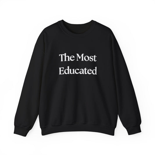 The Most Educated Unisex Heavy Blend™ Crewneck Sweatshirt