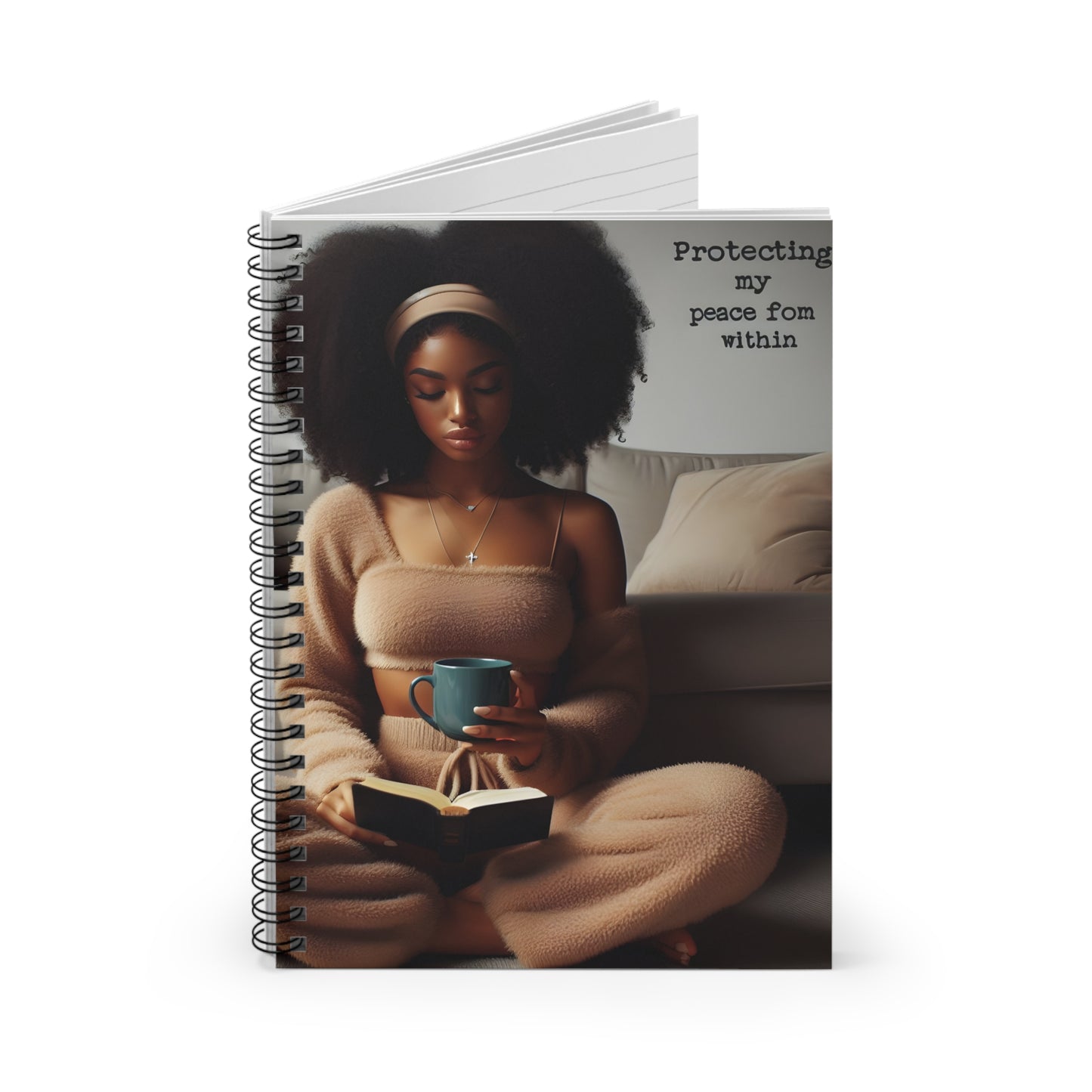 Protecting my peace Spiral Notebook - Ruled Line