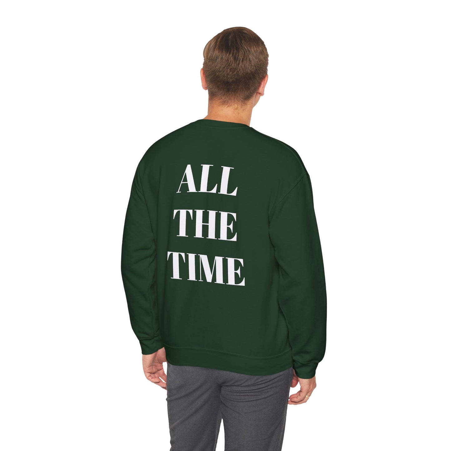 God is Good, All the Time Faith-Inspired Crewneck Sweatshirt