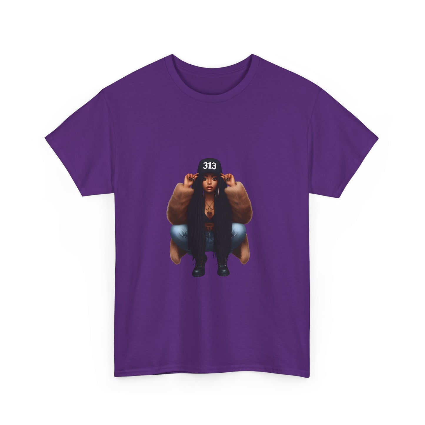 Detroit Girl Unisex Heavy Cotton Tee