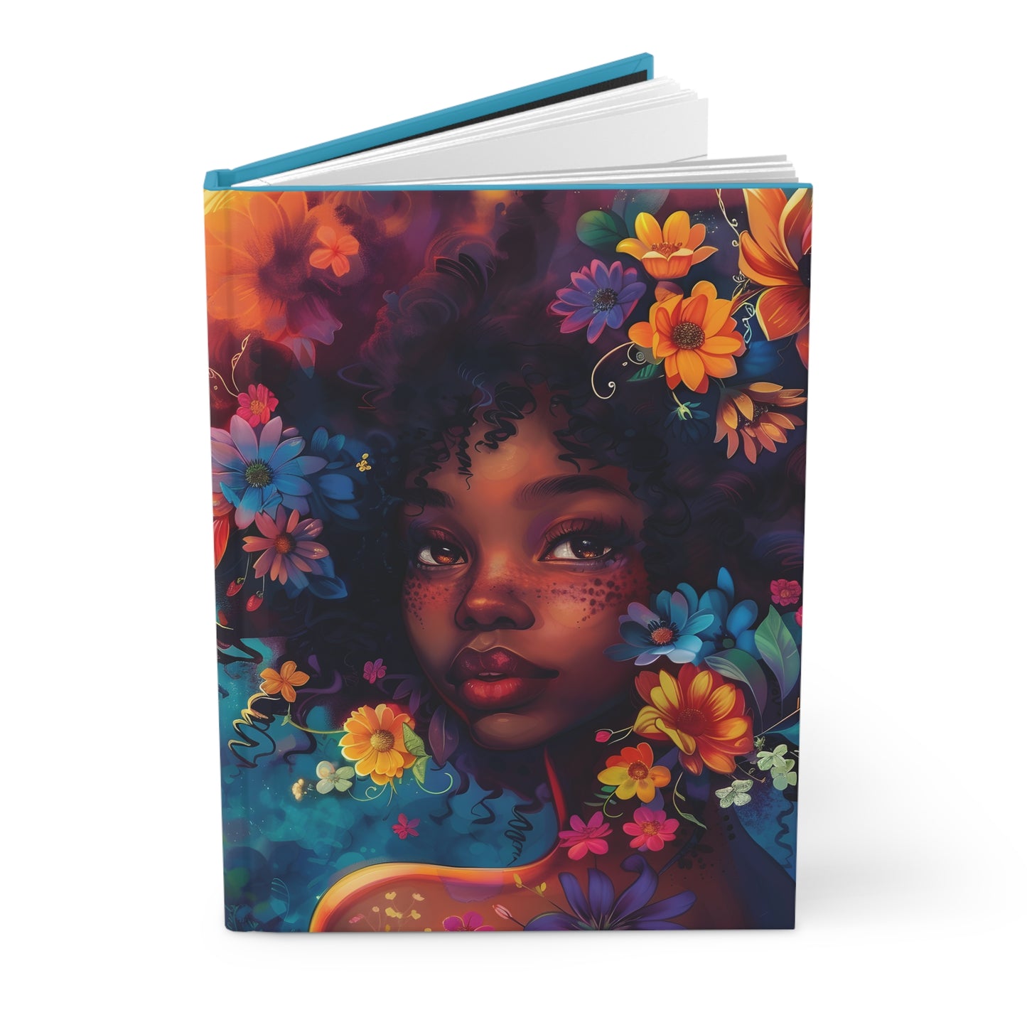 Flower BGM Hardcover Journal Matte