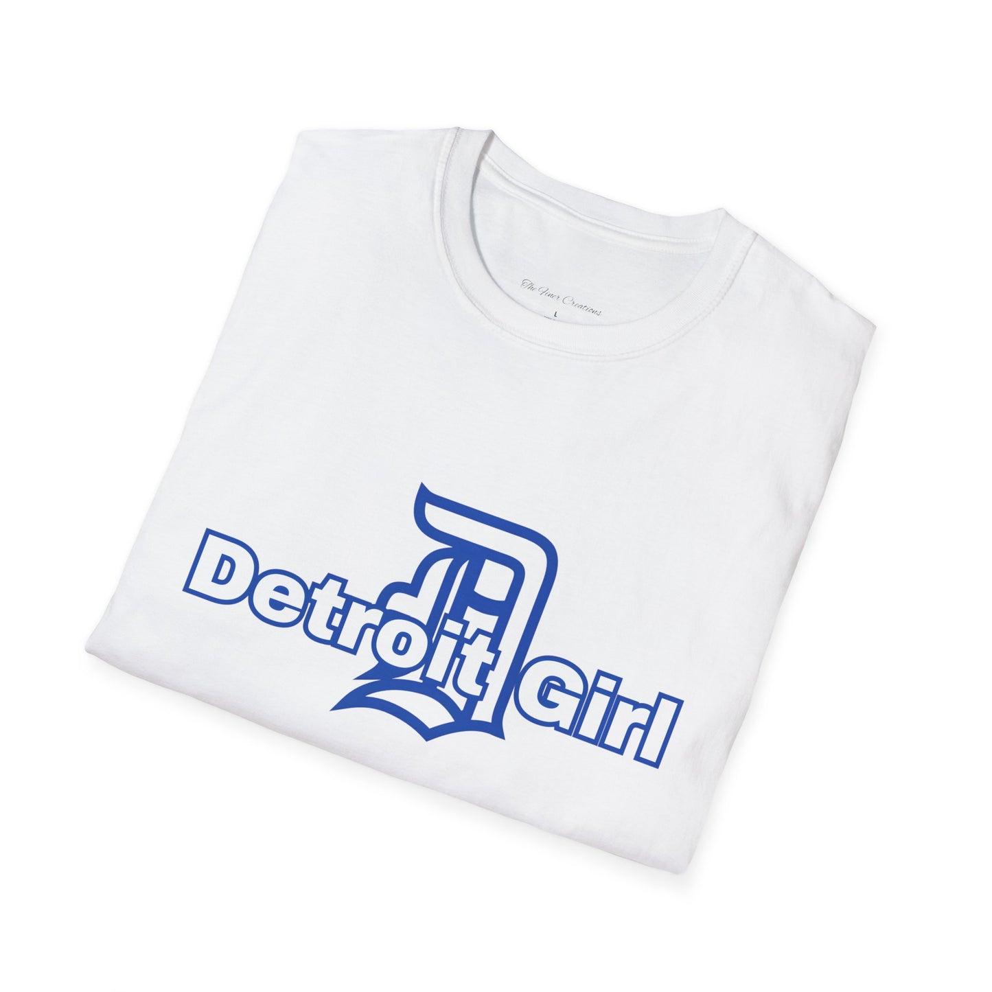 Detroit Girl Unisex Softstyle T-Shirt | Casual Fashion for Detroit Lovers, Gift for Birthdays, Holidays, and Celebrations