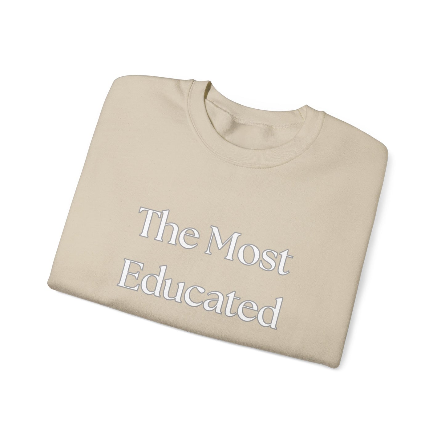 The Most Educated Unisex Heavy Blend™ Crewneck Sweatshirt