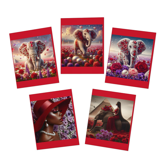 Diva Multi-Design Greeting Cards (5-Pack)