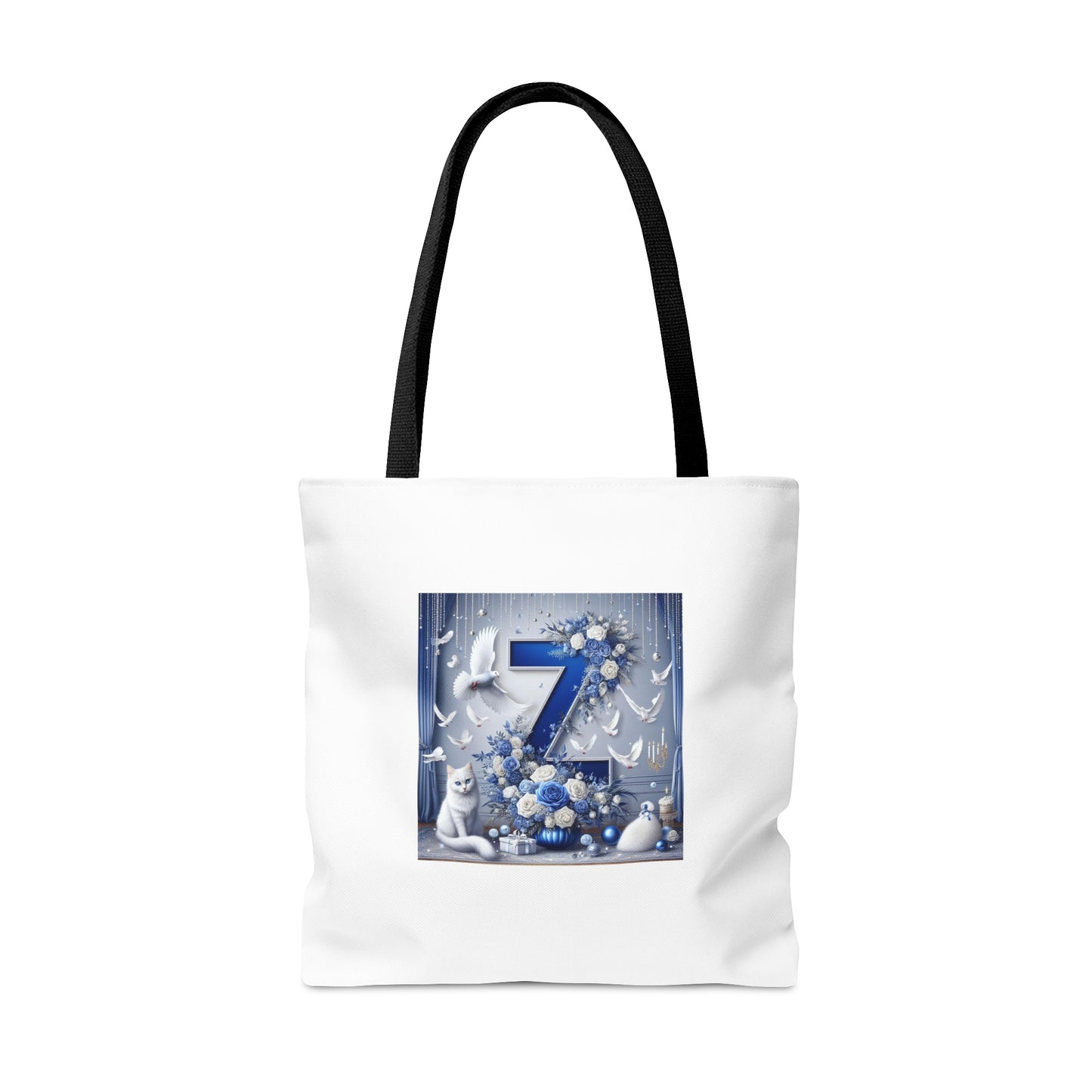 Finer Blue Z Tote Bag (AOP)