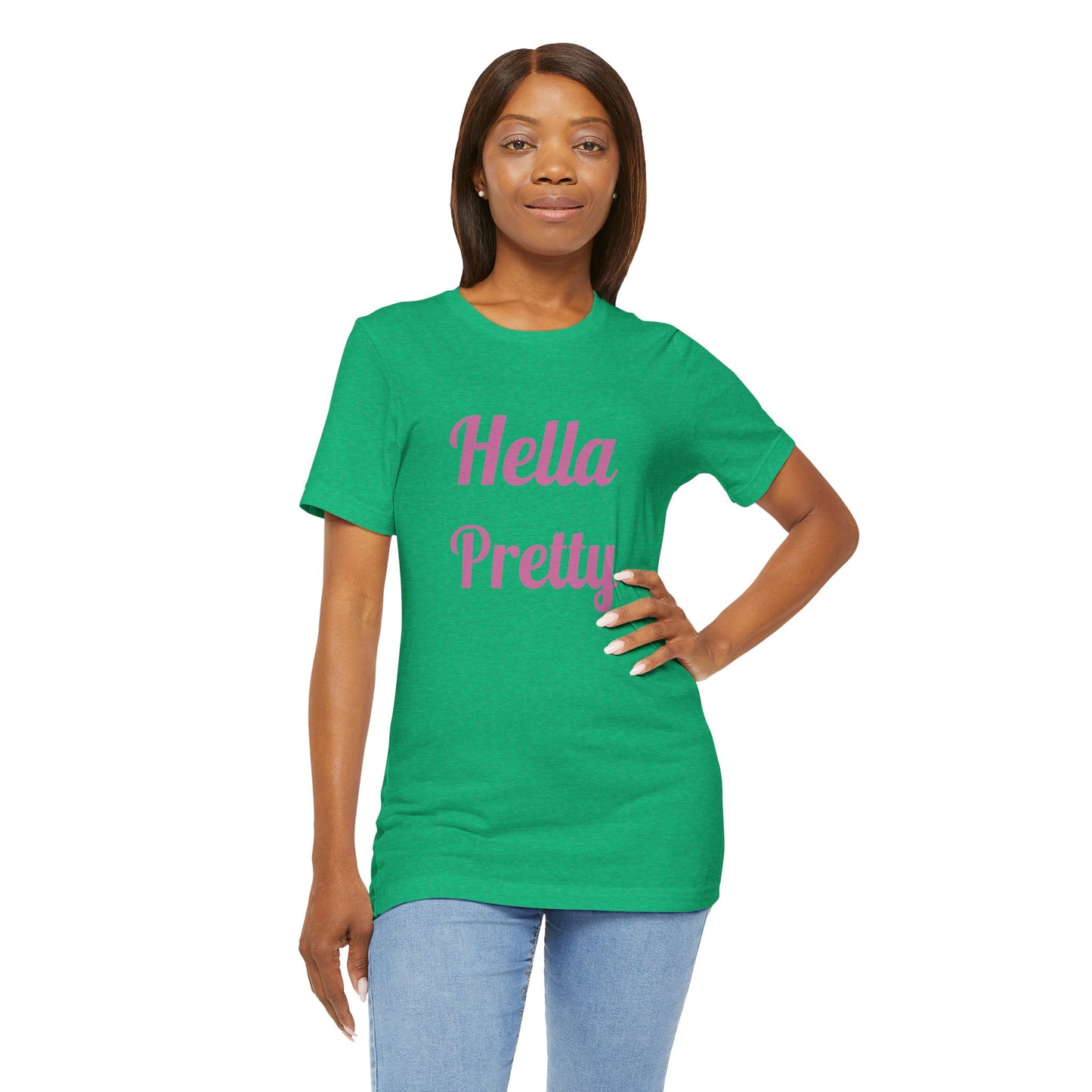 Hella Black Tee Series- Unisex Jersey Short Sleeve T-Shirt