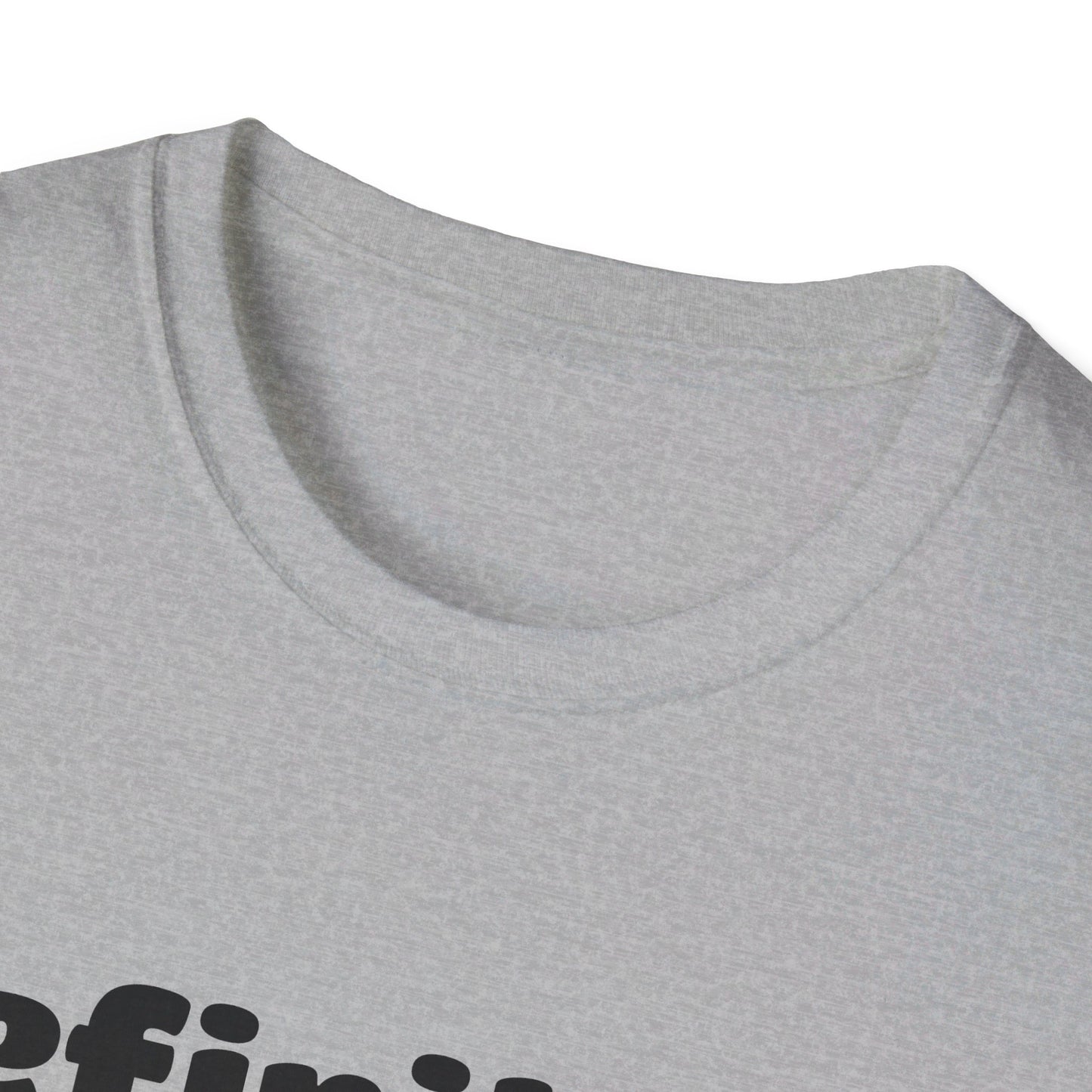 D.E.I Unisex Softstyle T-Shirt with Black Text