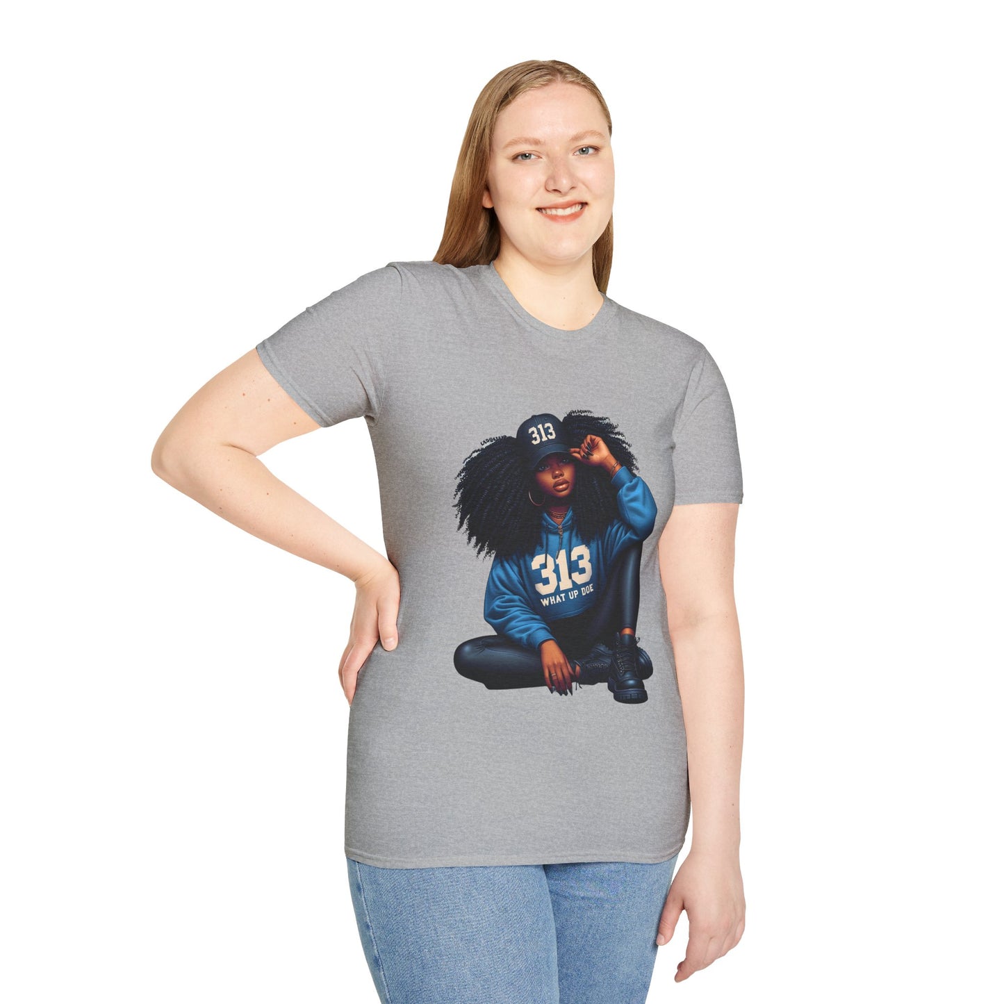 Detroit Girl Unisex Softstyle T-Shirt