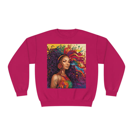 BGM Purple hair Unisex NuBlend® Crewneck Sweatshirt
