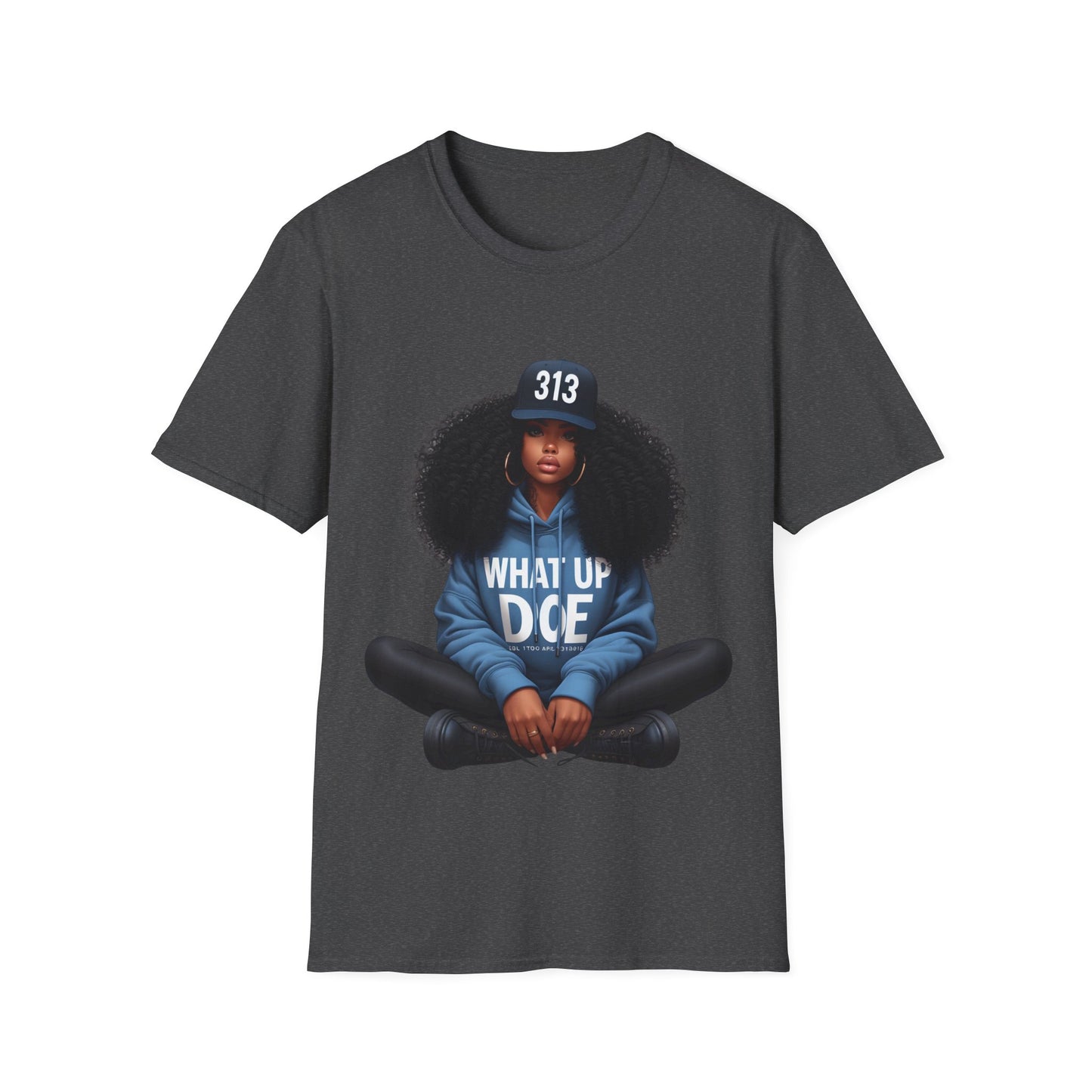 313 Detroit Girl Unisex Softstyle T-Shirt