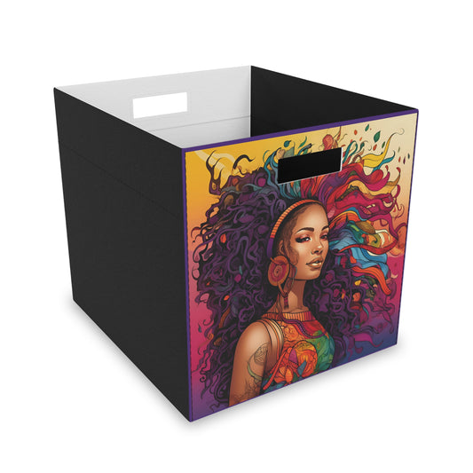 BGM Purple Felt Storage Box