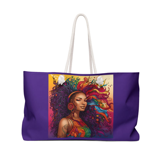 BGM Purple Weekender Bag