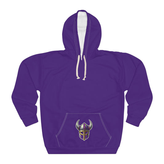Viking Warrior Unisex Pullover Hoodie (AOP)