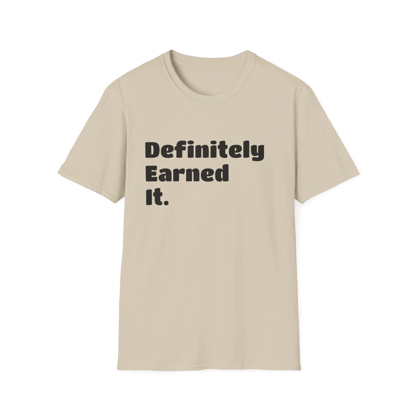 D.E.I Unisex Softstyle T-Shirt with Black Text