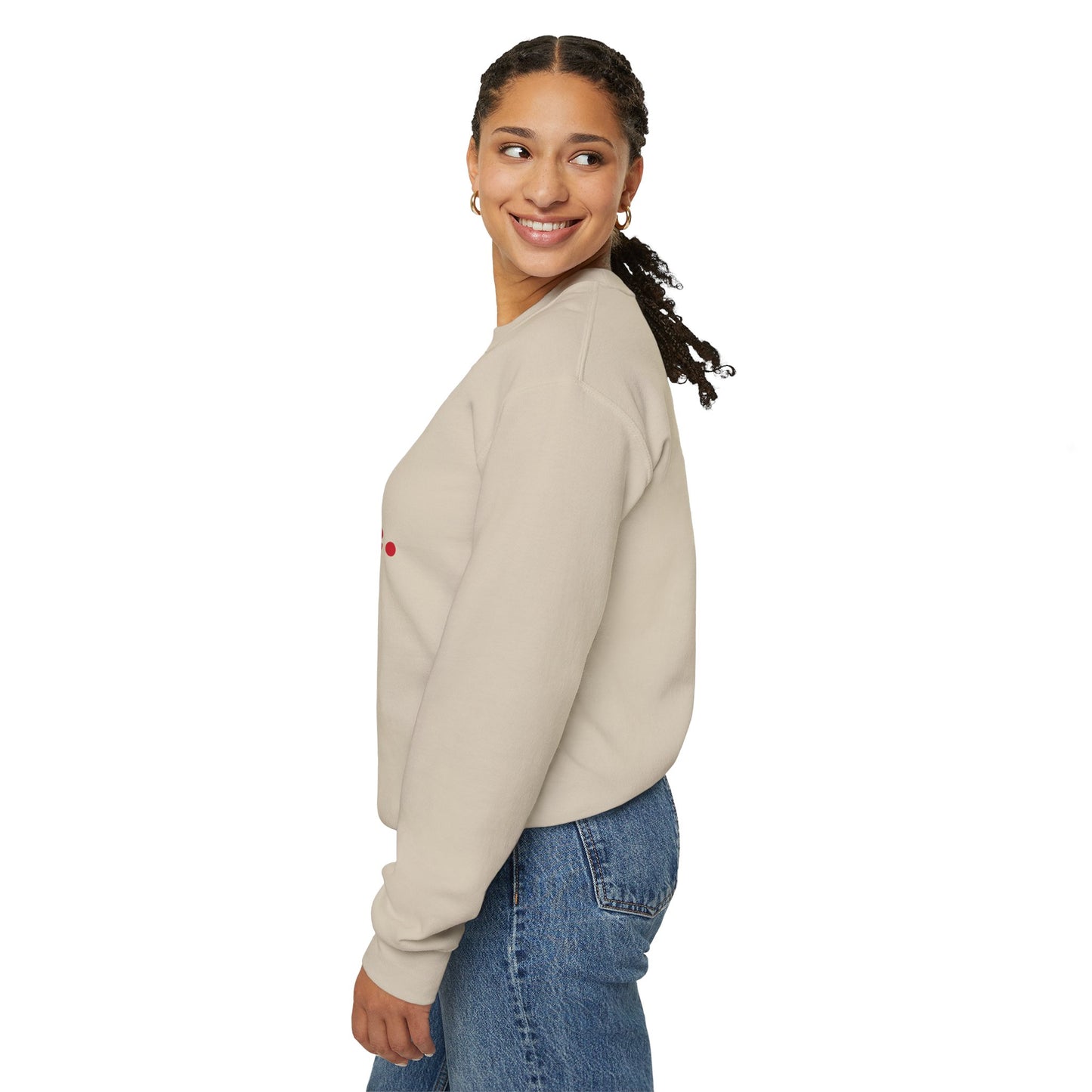 Diva & Fortitude Red Unisex Heavy Blend™ Crewneck Sweatshirt