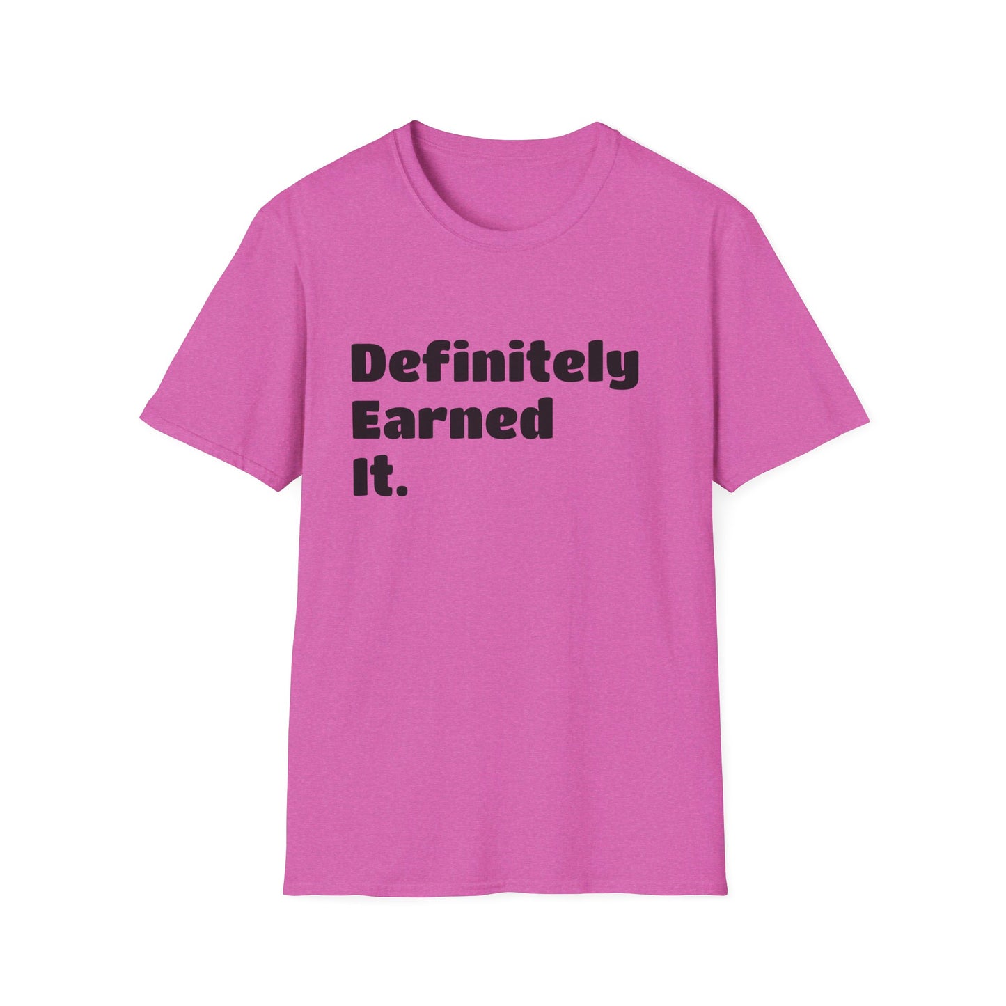 D.E.I Unisex Softstyle T-Shirt with Black Text