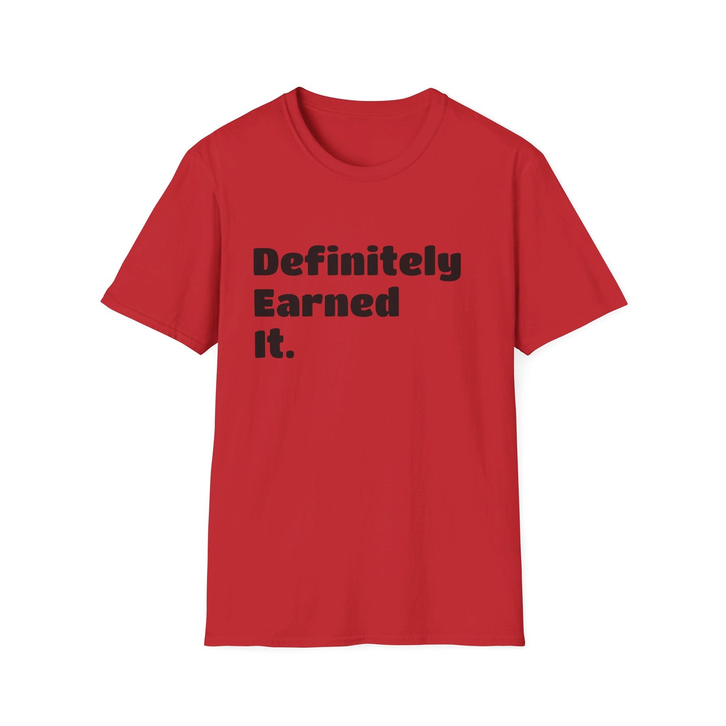 D.E.I Unisex Softstyle T-Shirt with Black Text