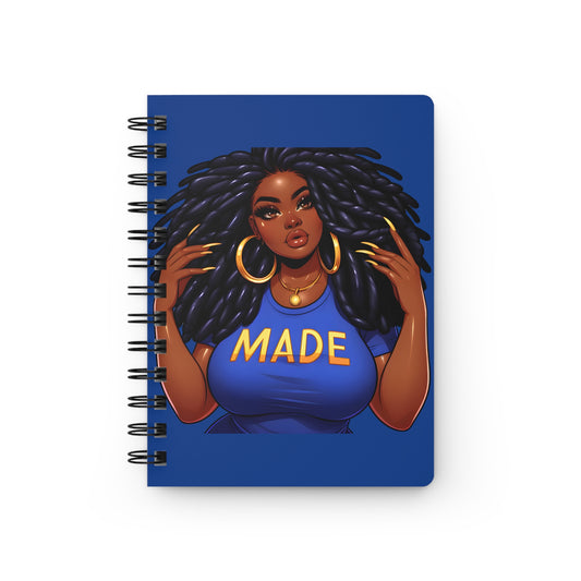 Pretty Poodle Made Spiral Bound Journal