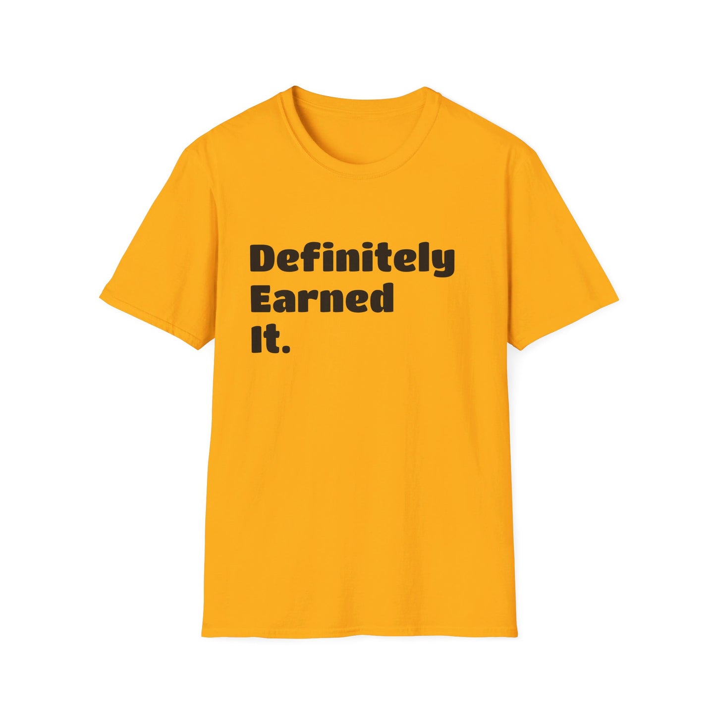 D.E.I Unisex Softstyle T-Shirt with Black Text